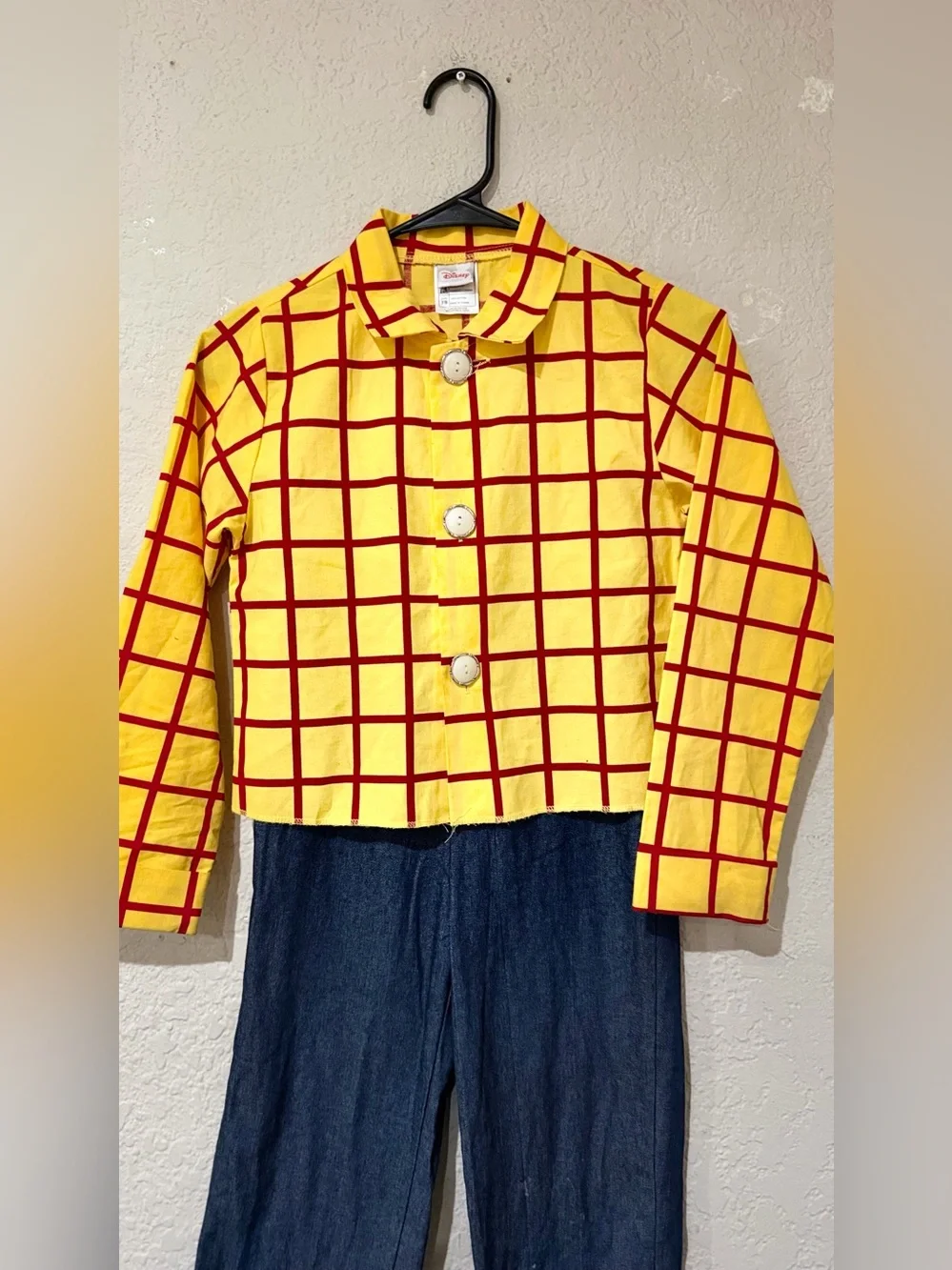 Toy Story Sheriff Woody Costume Boys 7/8  Shirt Jeans Pants Disney Store Cowboy